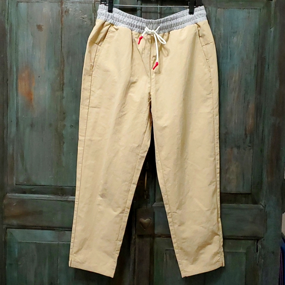 Calme by Johnny Was Mix Nylon Taper Leg Pant, Size Large,  NWT